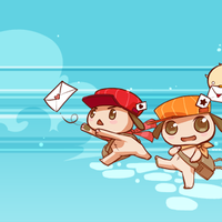 April 2013 Wallpaper - Mail Run!