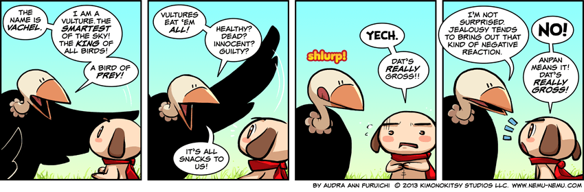 I take it that Vachel isn't a vegetarian? Episode 1007 - Bird of Prey
