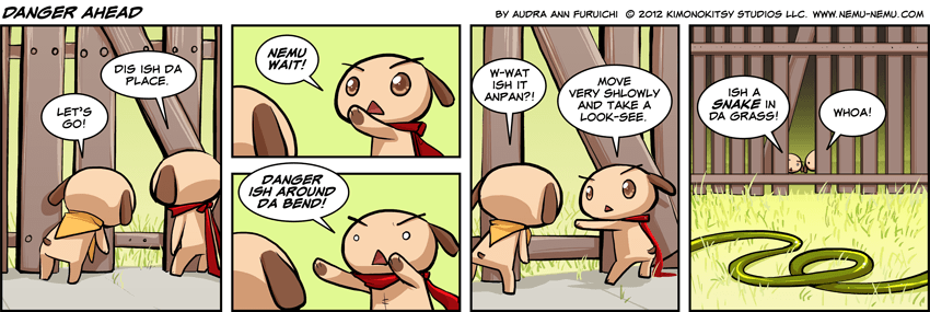 Episode 873 - Danger Ahead [The pups find a snake on the way to their next adventure!]