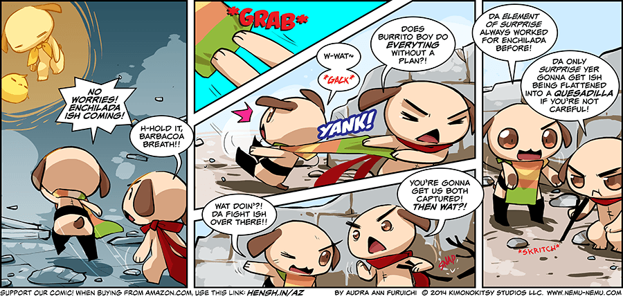 There was ALMOST a sound effect in every panel! Episode 1107 - Food Insults