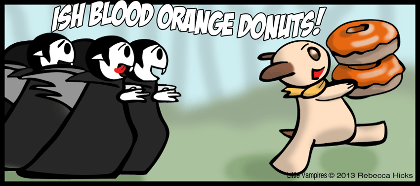 Cute Vampires? Ish true! Guest Comics - Rebecca Cliff