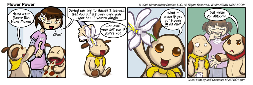 Guest comic by Jeffbot - Flower Power