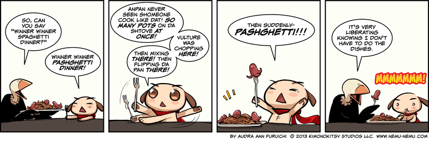 Next time on Chef Vachel's Kitchen, delicious Pizza! Episode 1021 - Suddenly Spaghetti