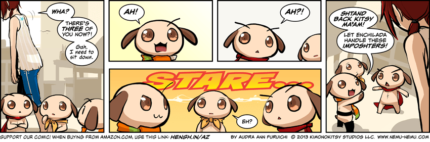 I guess i'd be shocked too if I only thought there was one of them! Episode 1051 - Triplets