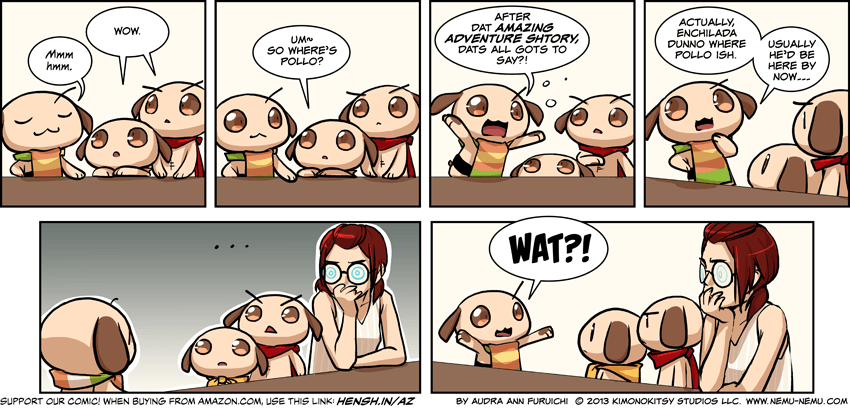 That just flew over his head, didn't it? Episode 1085 - Wat?!