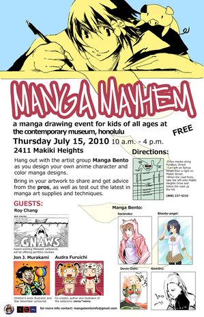 Manga Mayhem Flyer