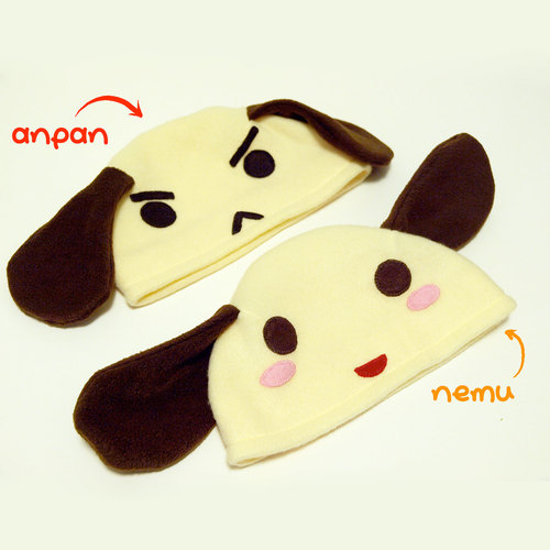 Nemu & Anpan Fleece Hats